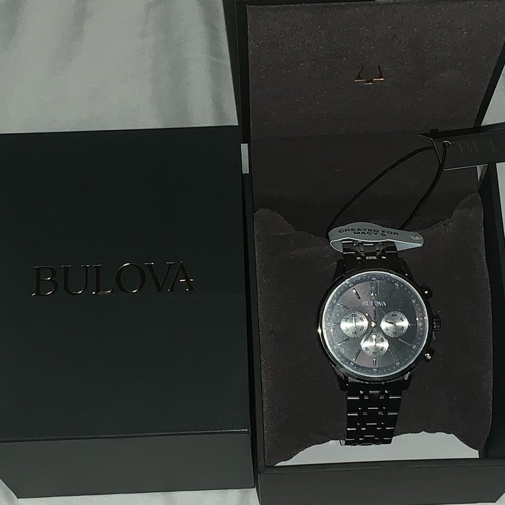 Bulova Men's Chronograph Classic Stainless Steel Watch